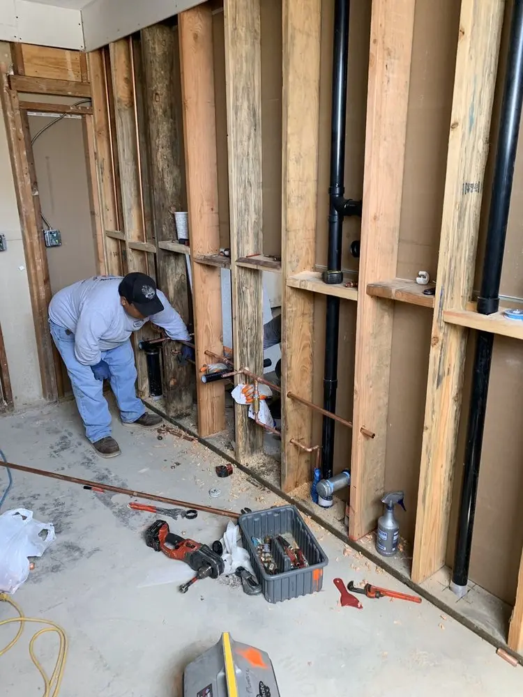 Commercial rough-in plumbing for Water Heater Replacement in Evanston